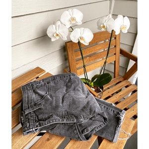 •Universal Thread• high rise distressed grey pants